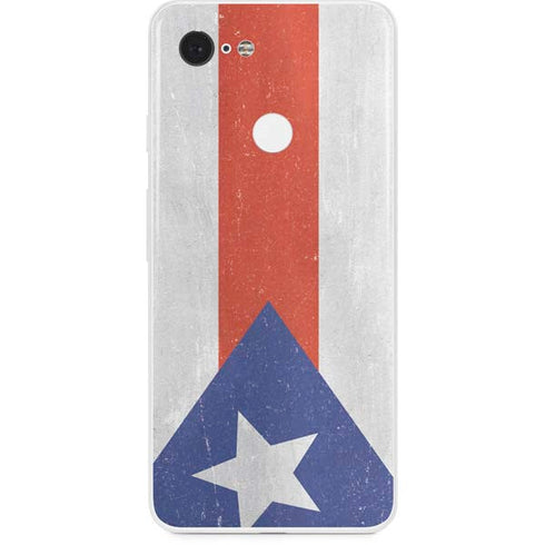 Puerto Rico Flag Distressed Google Pixel 3 Skin